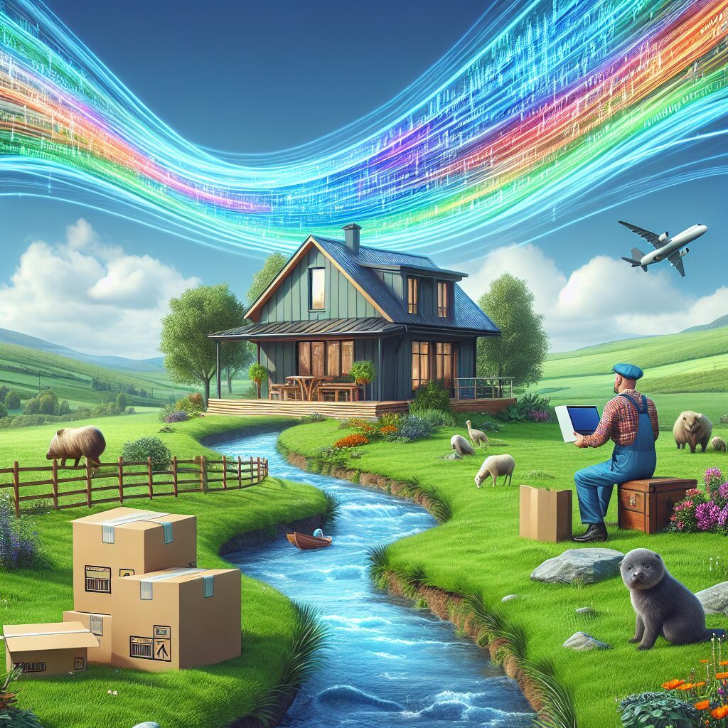 rural internet illustration for How to Get High-Speed Internet When Living Outside the City