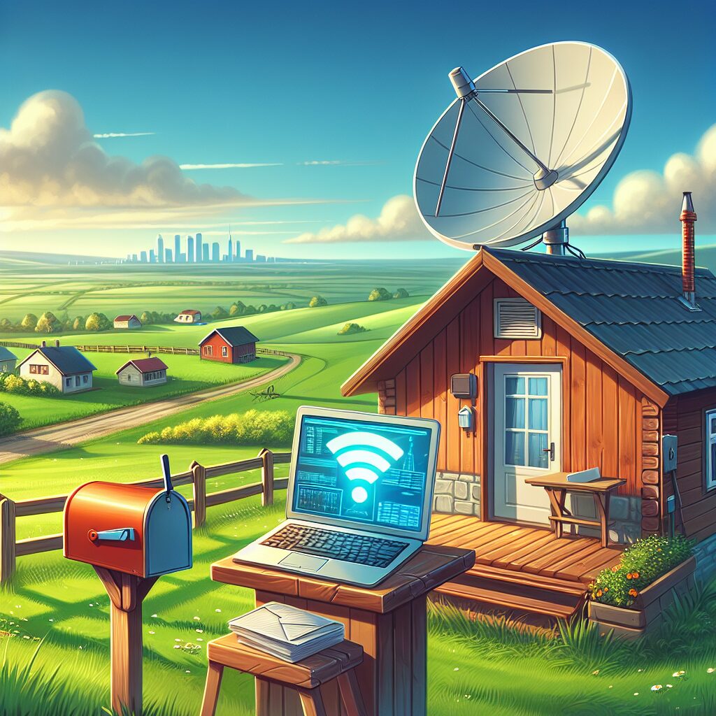 rural broadband illustration for How to Get Rural High-Speed Internet When Living Outside the City