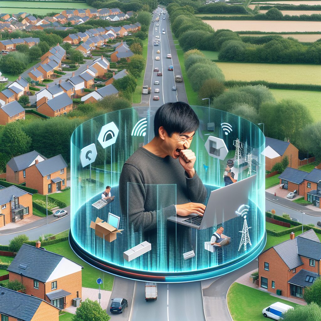 suburban internet illustration for Slow Internet in a Suburban Area? Common Causes and Solutions