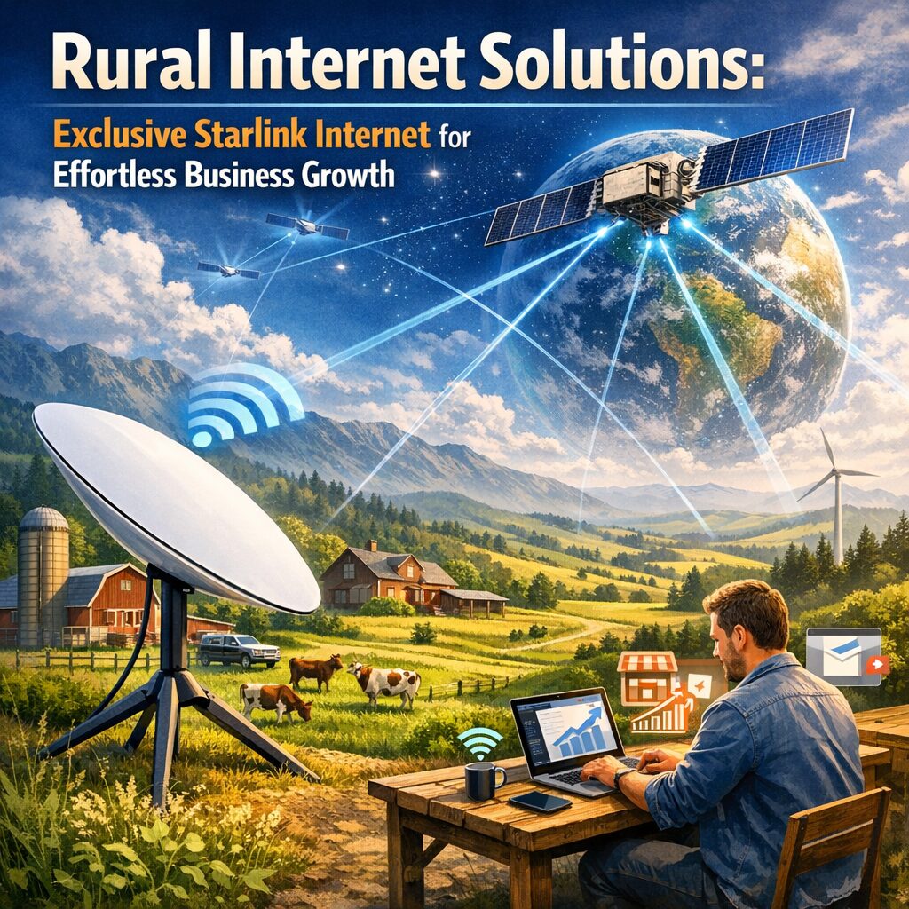 Rural Internet Solutions: Exclusive Starlink Internet for Effortless Business Growth